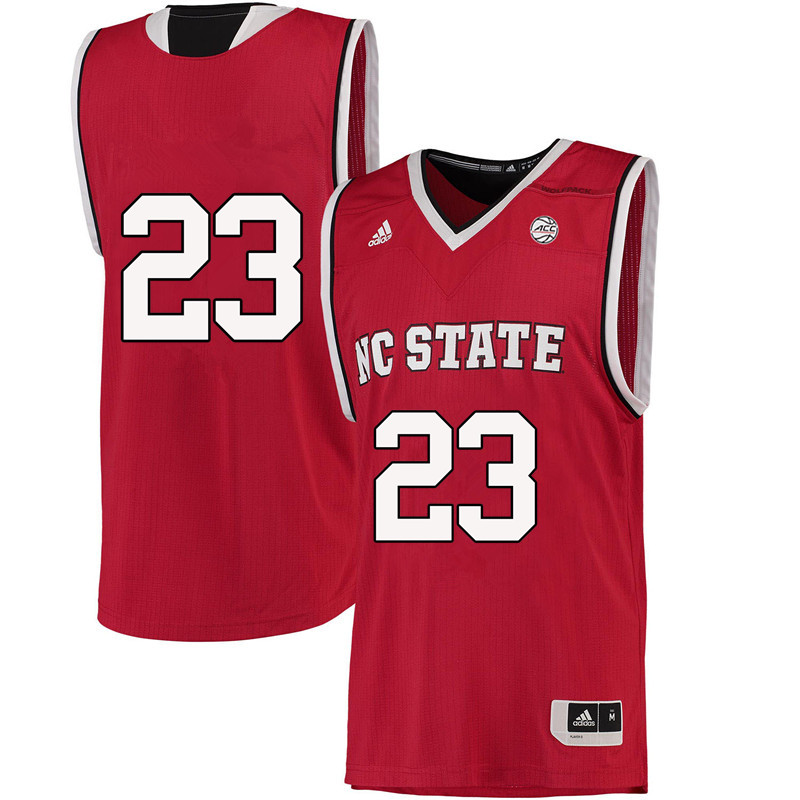 Men #23 Ted Kapita NC State Wolfpack College Basketball Jerseys-Red